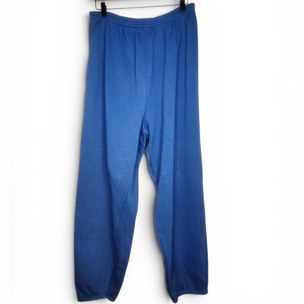 1980s Tultex Vintage Sweatpants in Blue Size 3XL